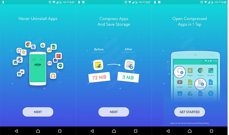 Ứng dụng nén ảnh để giải phóng bộ nhớ Android
